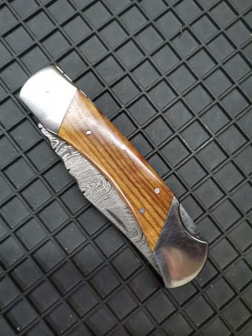 Handmade Damascus Steel Folding Knife