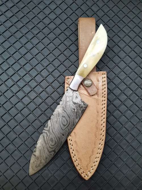 HANDMADE DAMASCUS STEEL CHEF'S KNIFE