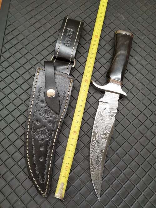 Handmade Impact Cutlery Damascus steel hunting knife