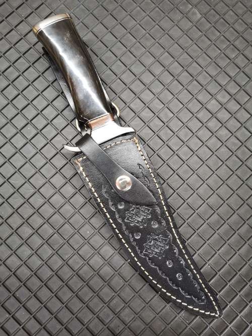 Handmade Impact Cutlery Damascus steel hunting knife
