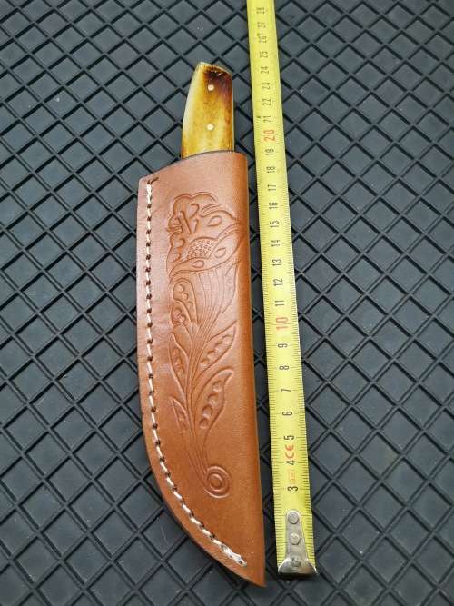 HANDMADE DAMASCUS STEEL HUNTING KNIFE