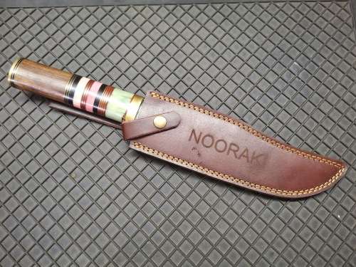 HANDMADE DAMASCUS STEEL BOWIE KNIFE