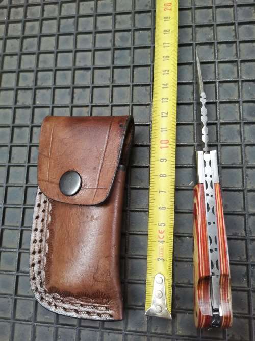 HANDMADE DAMASCUS STEEL FOLDING KNIFE