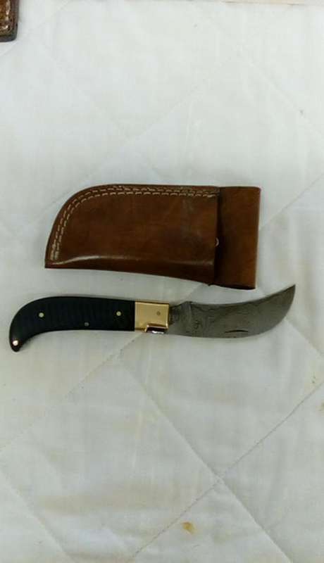 Handmade Damascus Steel Folding Knife