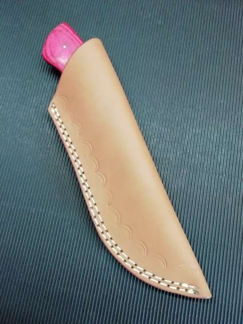 HANDMADE DAMASCUS STEEL HUNTING KNIFE !!!