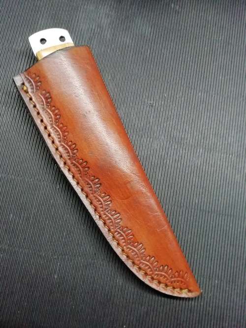 HANDMADE DAMASCUS STEEL HUNTING KNIFE !!!