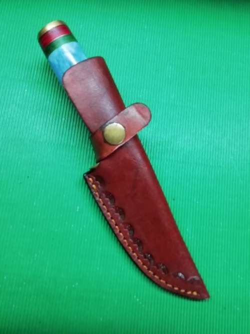 HANDMADE DAMASCUS STEEL HUNTING KNIFE !!!