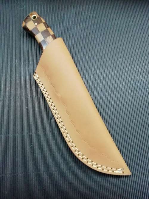HANDMADE DAMASCUS STEEL HUNTING KNIFE !!!