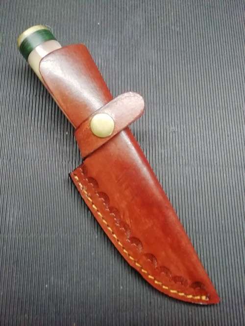 HANDMADE DAMASCUS STEEL HUNTING KNIFE !!!