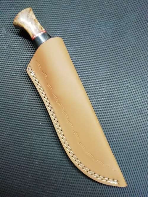 HANDMADE DAMASCUS STEEL HUNTING KNIFE !!!
