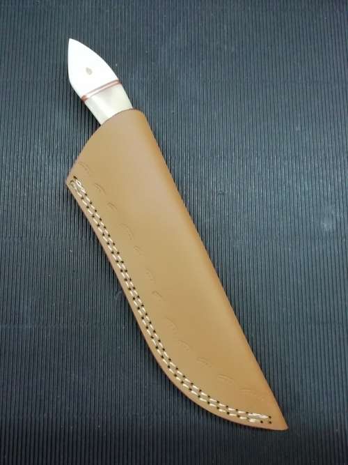 HANDMADE DAMASCUS STEEL HUNTING KNIFE !!!