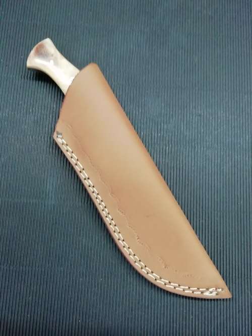 HANDMADE DAMASCUS STEEL HUNTING KNIFE !!!