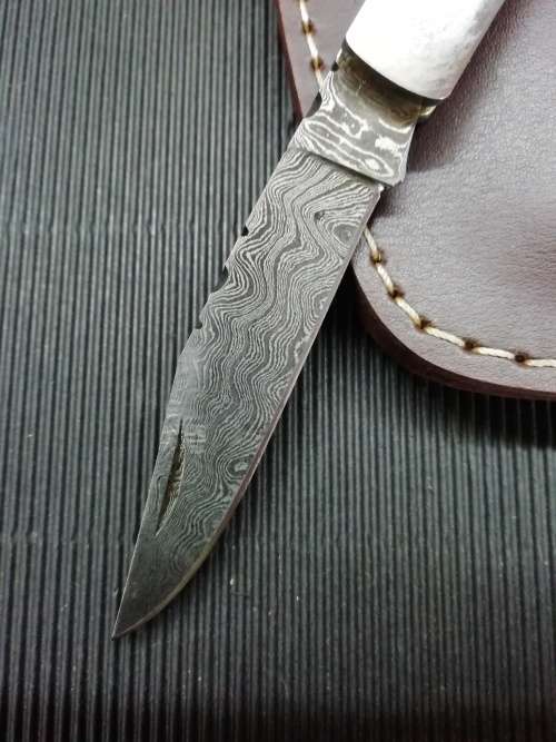 HANDMADE DAMASCUS STEEL FOLDING KNIFE !!!