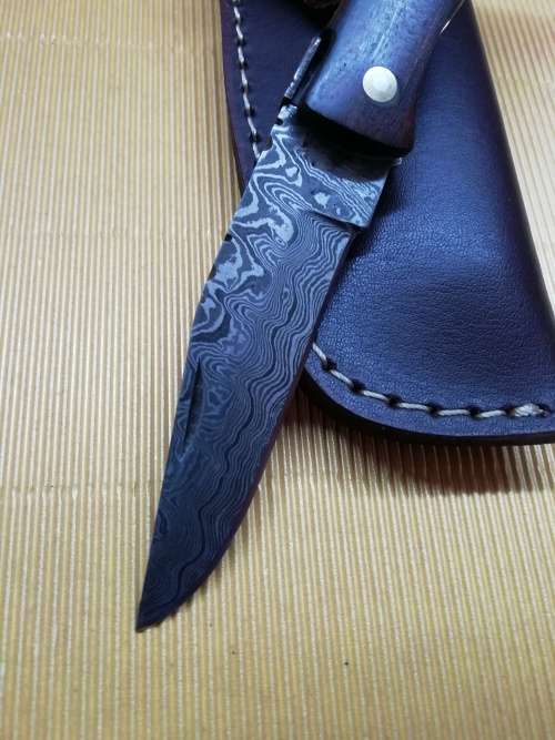 HANDMADE DAMASCUS STEEL FOLDING KNIFE !!!