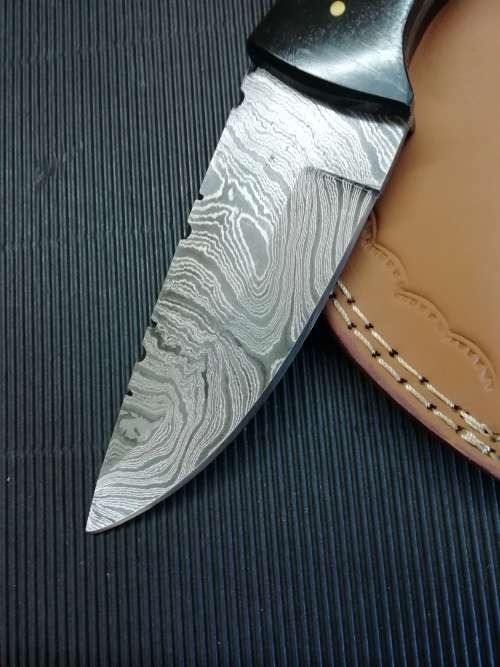 HANDMADE DAMASCUS STEEL HUNTING KNIFE !!!-PLEASE READ DESCRIPTION