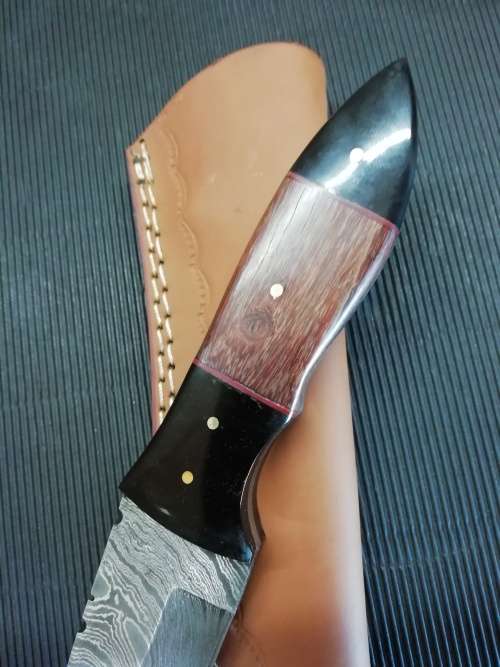 HANDMADE DAMASCUS STEEL HUNTING KNIFE !!!-PLEASE READ DESCRIPTION