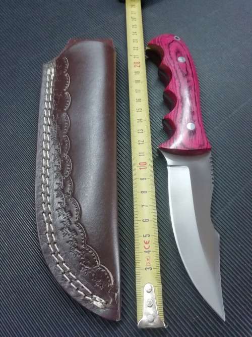 HANDMADE STAINLESS STEEL HUNTING KNIFE !!!