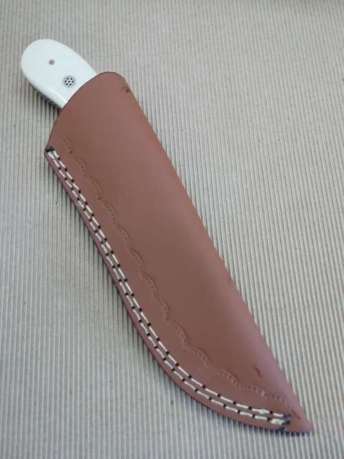 HANDMADE DAMASCUS STEEL HUNTING KNIFE !!!