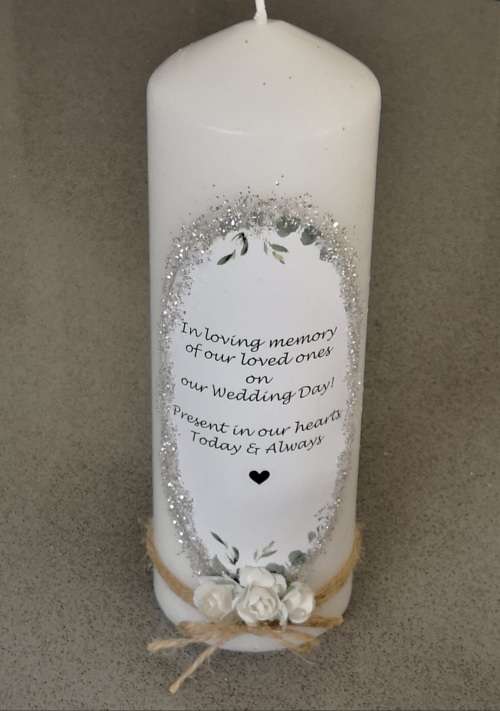 Memorial and Unity Candles