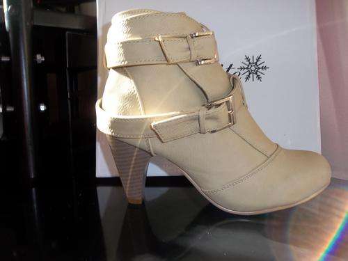 ***STUNNING*** BEIGE PACADORA TWO STRAP ANKLE BOOT****SIZE 3,6