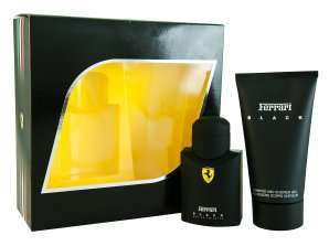 SPECIAL LAST ONE***Ferrari Black Eau De Toilette 75ml - 75ml Shower Gel - 150ml Gift Set for Him****