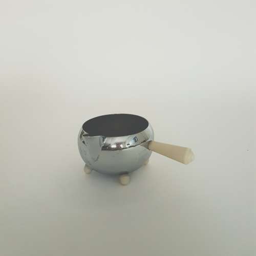 Chrome milk jug and sugar pot with bakelite handles - bid per each to take both