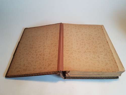 Antique leather photo album with photos - Exquisite!!!