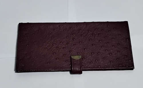 Classic cheque book wallet.