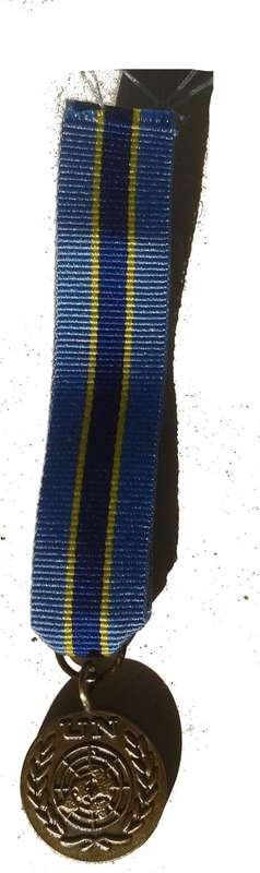 MONUSCO (DRC) UN Medal Miniature