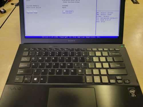 Sony Vaio Laptop. I5 4th Gen, 4gb Ram,  no drive and some dead keys but working.