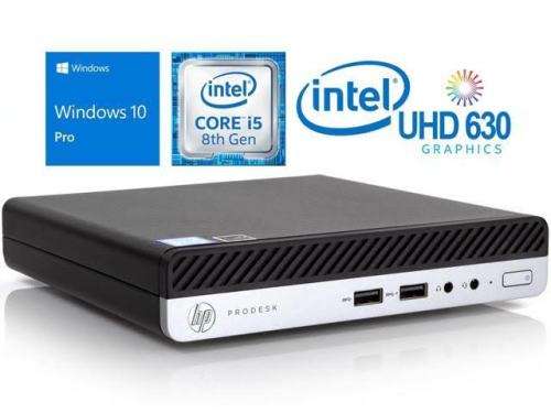 HP Prodesk 400 G4 MINI PC: i3 8th gen, 128gb nvme ssd,8GB RAM.