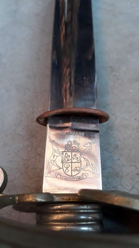 South African Police Ceeremonial Sword, WKC Solingen