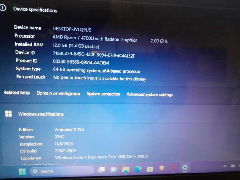 Gaming Laptop - Lenovo Ideapad 3 AMD RYZEN 7