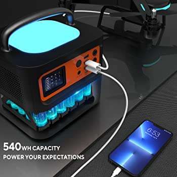 TigFox T500 | 540Wh Portable Lithium-Ion Battery Power Station | SA Plug Points