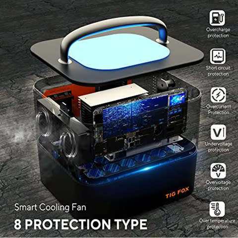 TigFox T500 | 540Wh Portable Lithium-Ion Battery Power Station | SA Plug Points
