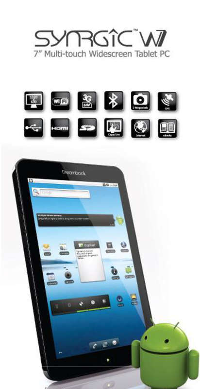 7" Tablet PC - Dreambook - Android Froyo OS