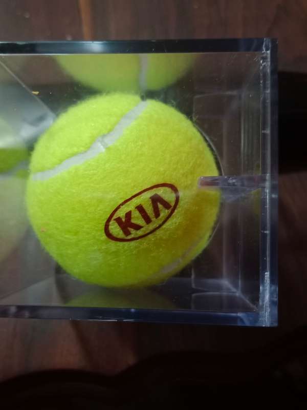 Rafael Nadal Signed Tennis Ball in a sealed container