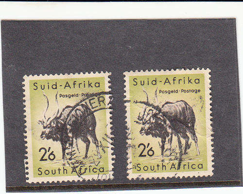 Oct 1954 2s 6d Nyala 2 used
