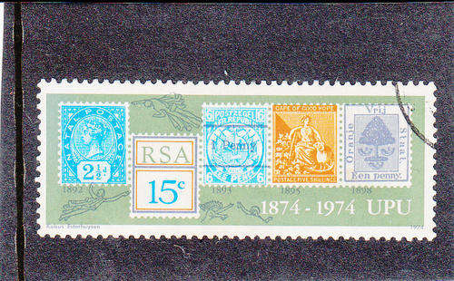 1974- Centenary of UPU - 15c Stamps of SA Provinces
