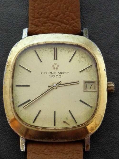 ETERNA*MATIC 3003 AUTOMATIC MENS WATCH WORKING!