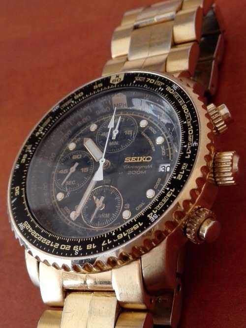VINTAGE SEIKO FLIGHTMASTER CHRONOGRAPH 200M