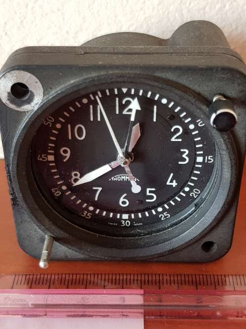 THOMMEN AIRCRAFT CLOCK FOR REPAIR
