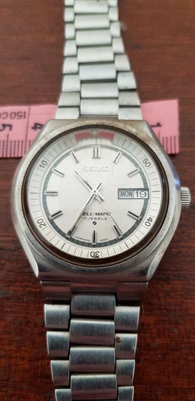SEIKO BELL MATIC RUNNING BUT MISSING PUSHER