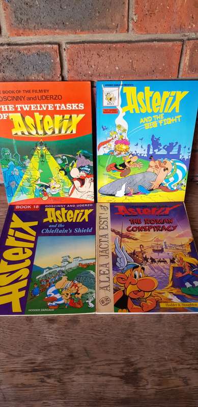 ASTERIX SOFTCOVERS IN LOVELY CONDITION- HIGHEST BID TAKES ALL 4