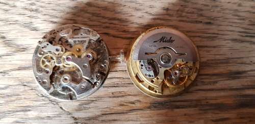 CHRONOGRAPH AND MIDO WATCH MOVEMENTS- HIGHEST BID TAKES BOTH