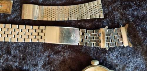 WATCHMAKER PARTS LOT- RADO, ENICAR, LORD ELGIN, OMEGA, BREITLING, FESTINA, ERNEST BOREL ETC