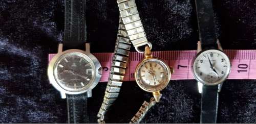 3 LADIES WATCHES FOR REPAIR- EBEL, OMEGA, MOVADO