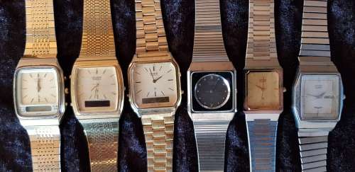 6 QUARTZ MEN'S WATCHES FOR REPAIR/SERVICE-ORIENT,CITIZEN,CASIO ETC ALL TO HIGHEST BIDDER