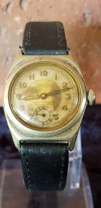 VINTAGE MEN'S RALCO BY MOVADO WORLD WAR ERA WATCH FOR REPAIR