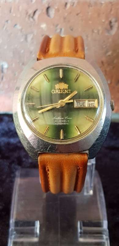 VINTAGE ORIENT SOUTHERN CROSS MEN'S WATCH FOR REPAIR/SERVICE